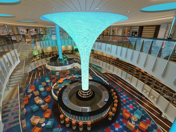 Carnival Vista Atrium Artist Rendering