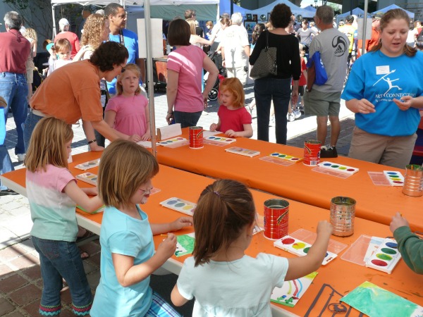 Riverside Arts Market Kids Craft Area