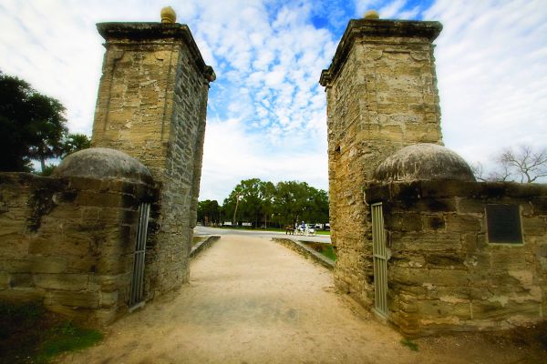 St. Augustine City Gate credit Glenn Hastings FloridasHistoricCoast
