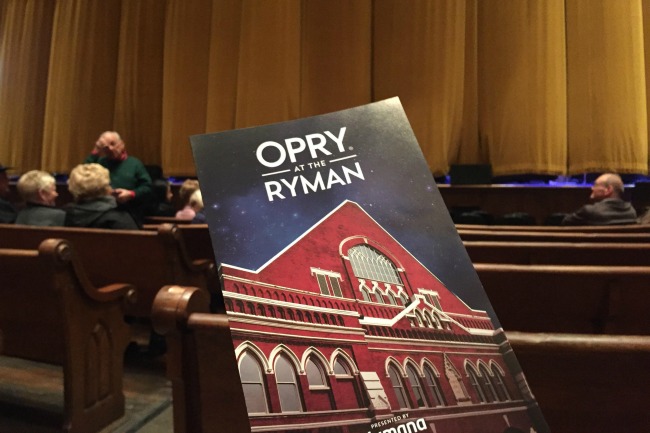 Opry Program with Ryman Curtain